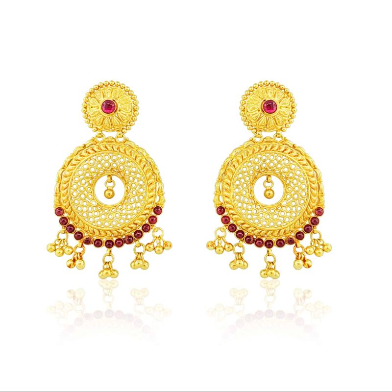 Gold Earrings â€“ Luxury Jewellery Nepal
