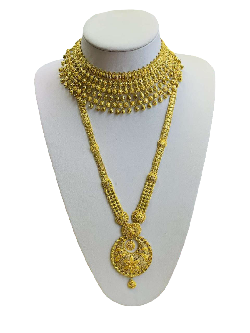 24kt Temple Necklace â€“ Luxury Gold Jewellery Nepal
