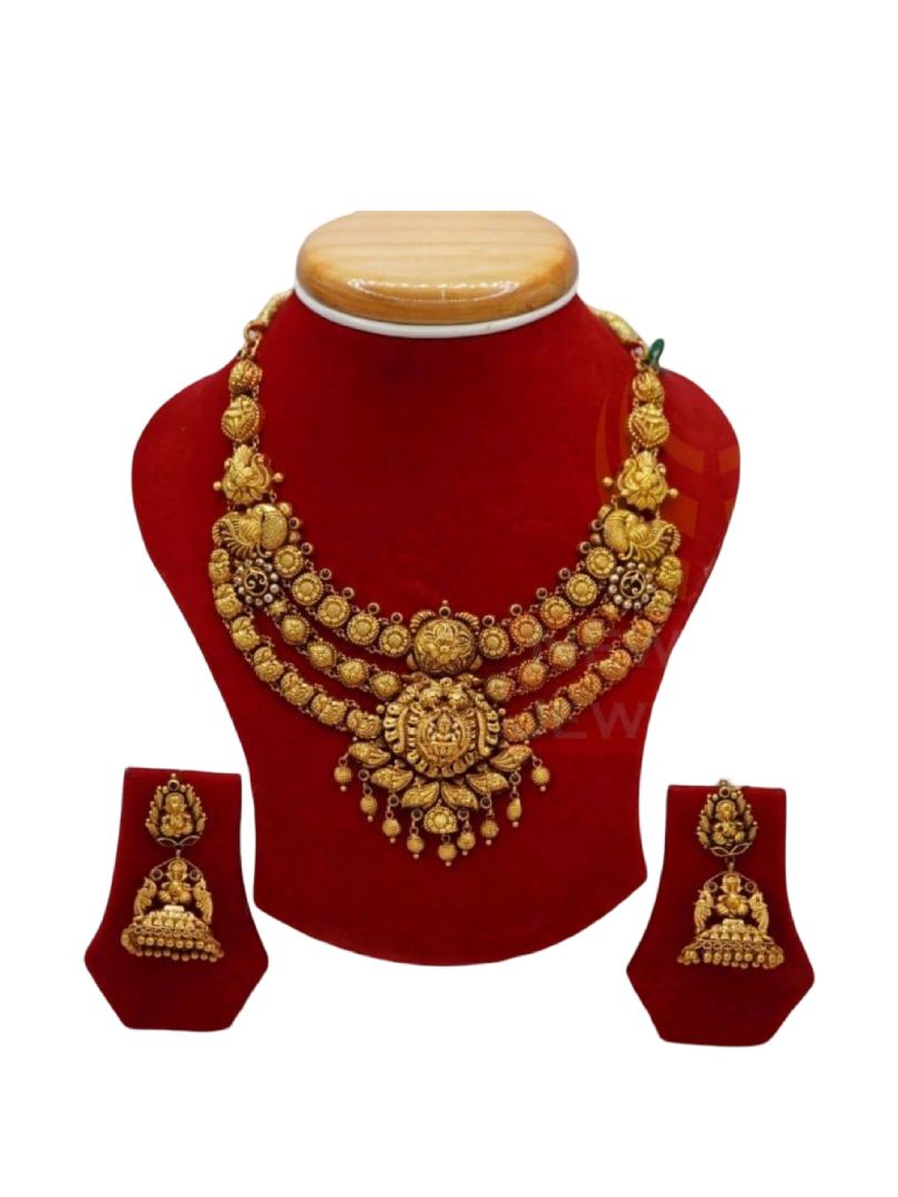24kt Temple Necklace â€“ Luxury Gold Jewellery Nepal